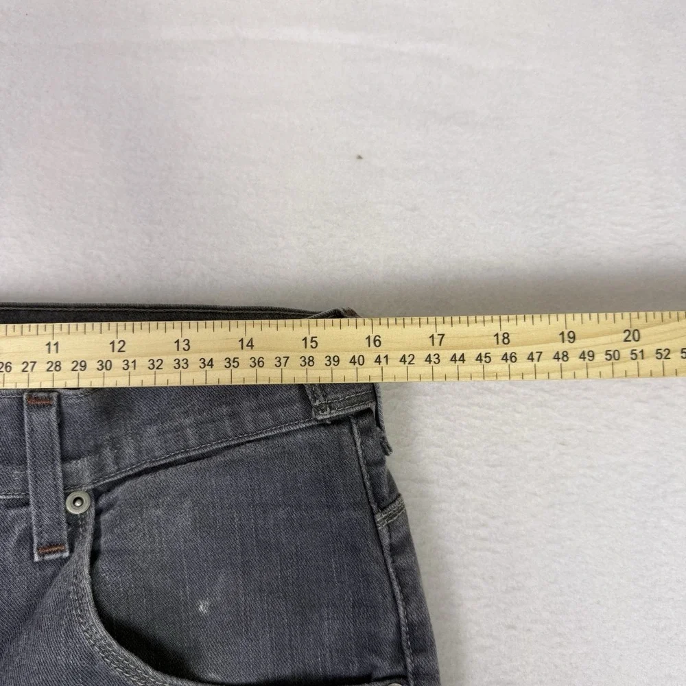Levi's‎ 511 Slim Jeans Mens 32x31 Gray Stretch Denim Side Cinched Waist